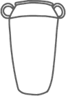 Tall vase icon